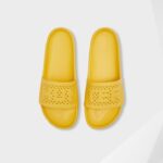 Hunter Women's Lightweight Moulded Sliders Sunflower Yellow