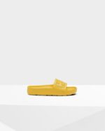 Hunter Women's Lightweight Moulded Sliders Sunflower Yellow - Image 3