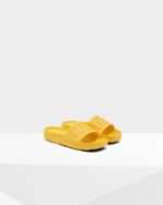 Hunter Women's Lightweight Moulded Sliders Sunflower Yellow - Image 4