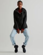 Hunter Women's Lightweight Waterproof Jacket Black - Image 4