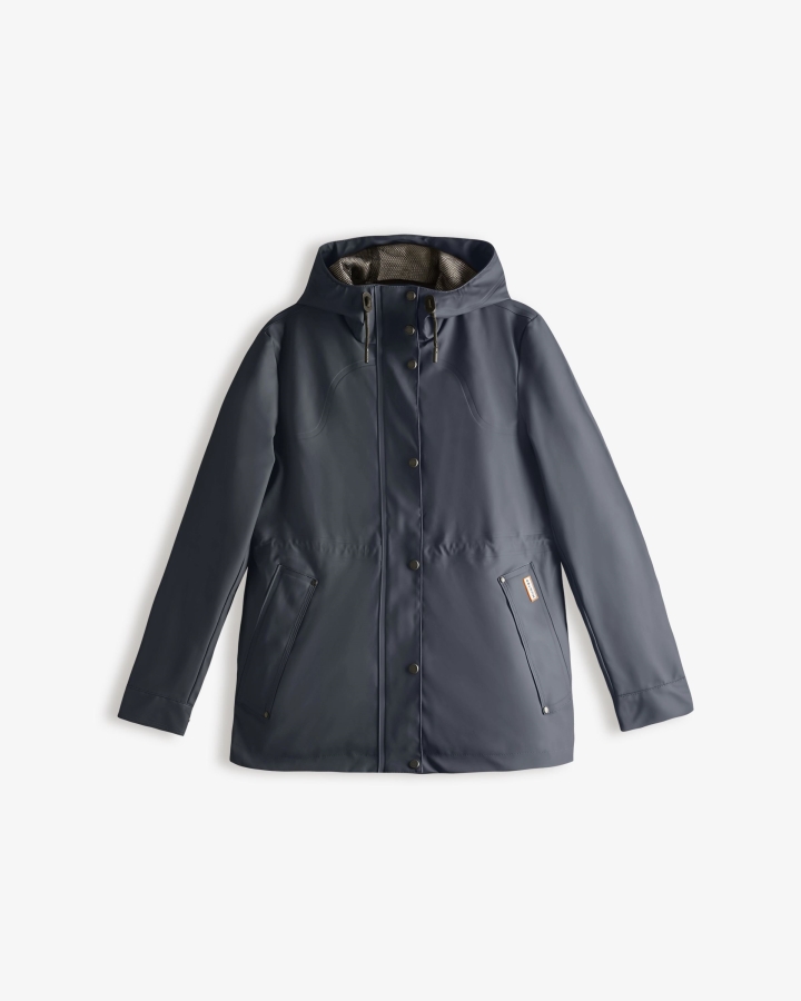 hunter_womens_lightweight_waterproof_jacket_navy.jpg Hunter Women's Lightweight Waterproof Jacket Navy - Image 1