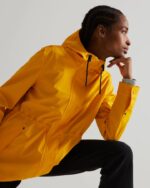 Hunter Women's Lightweight Waterproof Jacket Yellow - Image 3