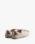 Hunter Women's Metallic Puffer Slipper Silver - Image 4