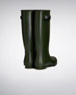 Hunter Women's Norris Field Neoprene Lined Rain Boots Vintage Green - Image 4