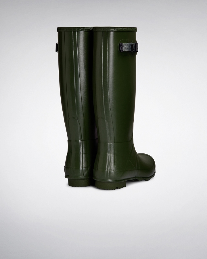 Hunter Women's Norris Field Neoprene Lined Rain Boots Vintage Green - Image 4