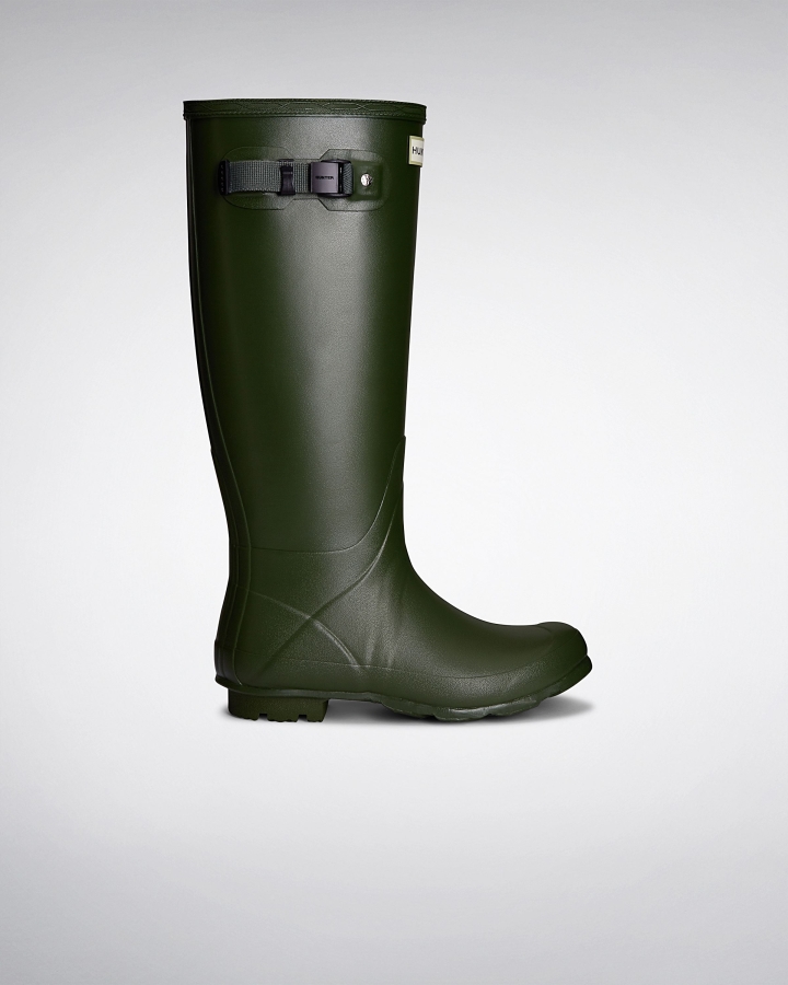 hunter_womens_norris_field_neoprene_lined_rain_boots_vintage_green.jpg Hunter Women's Norris Field Neoprene Lined Rain Boots Vintage Green - Image 1