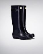 Hunter Women's Norris Field Rain Boots Navy - Image 3