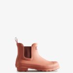 Hunter Women's Original Chelsea Boots Rough Pink