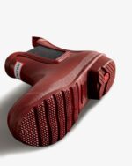 Hunter Women's Original Gloss Chelsea Boots Fall Red-Black - Image 5