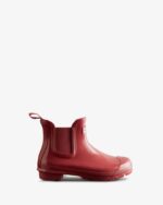 Hunter Women's Original Gloss Chelsea Boots Glenmore Rose - Image 2