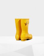 Hunter Women's Original Short Gloss Rain Boots Yellow - Image 5