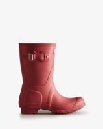 Hunter Women's Original Short Rain Boots Glenmore Rose - Image 2