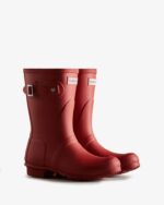 Hunter Women's Original Short Rain Boots Military Red - Image 3