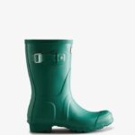 Hunter Women's Original Short Rain Boots Teal Thaw