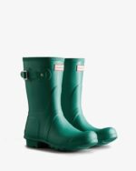 Hunter Women's Original Short Rain Boots Teal Thaw - Image 3