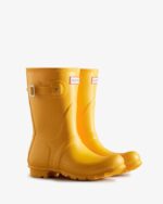 Hunter Women's Original Short Rain Boots Yellow - Image 3