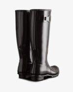 Hunter Women's Original Tall Gloss Rain Boots Black - Image 4