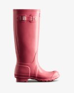 Hunter Women's Original Tall Gloss Rain Boots Pink Shiver - Image 2