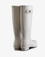 Hunter Women's Original Tall Gloss Rain Boots White - Image 4