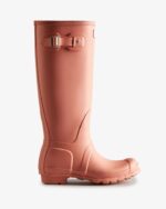Hunter Women's Original Tall Rain Boots Rough Pink - Image 2
