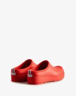 Hunter Women's Play Clogs Logo Red - Image 4