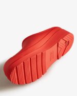 Hunter Women's Play Clogs Logo Red - Image 5
