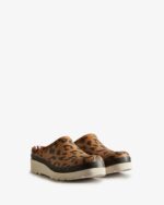 Hunter Women's Play Hybrid Leopard Print Clogs Black-Cast - Image 3