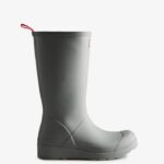 Hunter Women's Play Insulated Tall Rain Boots Tundra Grey