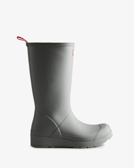 Hunter Women's Play Insulated Tall Rain Boots Tundra Grey
