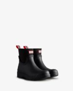Hunter Women's Play Short Neoprene Rain Boots Black - Image 4