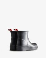 Hunter Women's Play Short Pearlized Rain Boots Black - Image 4