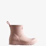 Hunter Women's Play Short Rain Boots Azalea Pink