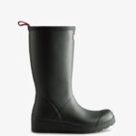 Hunter Women's Play Tall Rain Boots Arctic Moss Green