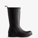 Hunter Women's Play Tall Rain Boots Black