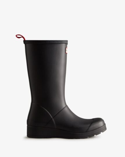 Hunter Women's Play Tall Rain Boots Black