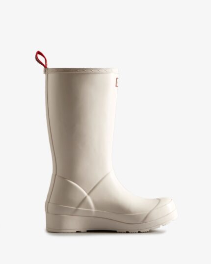 Hunter Women's Play Tall Rain Boots Cast Pale Grey