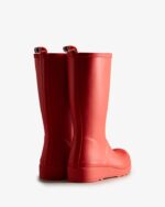 Hunter Women's Play Tall Rain Boots Logo Red - Image 4