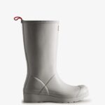 Hunter Women's Play Tall Rain Boots Zinc Grey