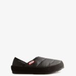 Hunter Women's Puffer Slipper Black