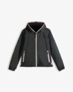 Hunter Women's Recycled Lightweight Packable Jacket Black - Image 3