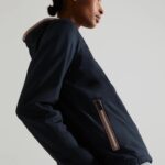 Hunter Women's Recycled Lightweight Packable Jacket Navy