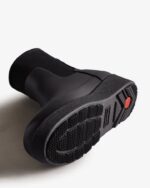 Hunter Women's Refined Slim Fit Neoprene Creeper Chelsea Boots Black - Image 5