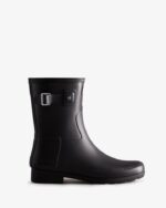 Hunter Women's Refined Slim Fit Short Rain Boots Black - Image 2