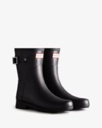 Hunter Women's Refined Slim Fit Short Rain Boots Black - Image 3