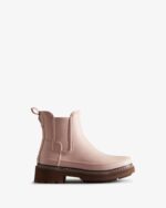 Hunter Women's Refined Stitch Detail Chelsea Boots Azalea Pink - Image 2