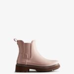 Hunter Women's Refined Stitch Detail Chelsea Boots Azalea Pink