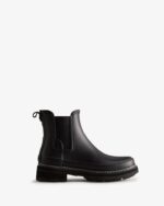 Hunter Women's Refined Stitch Detail Chelsea Boots Black - Image 2