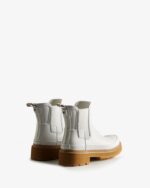 Hunter Women's Refined Stitch Detail Chelsea Boots Spurrey White - Image 4