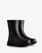 Hunter Women's Refined Stitch Detail Short Rain Boots Black - Image 3