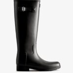 Hunter Women's Refined Tall Rain Boots Black